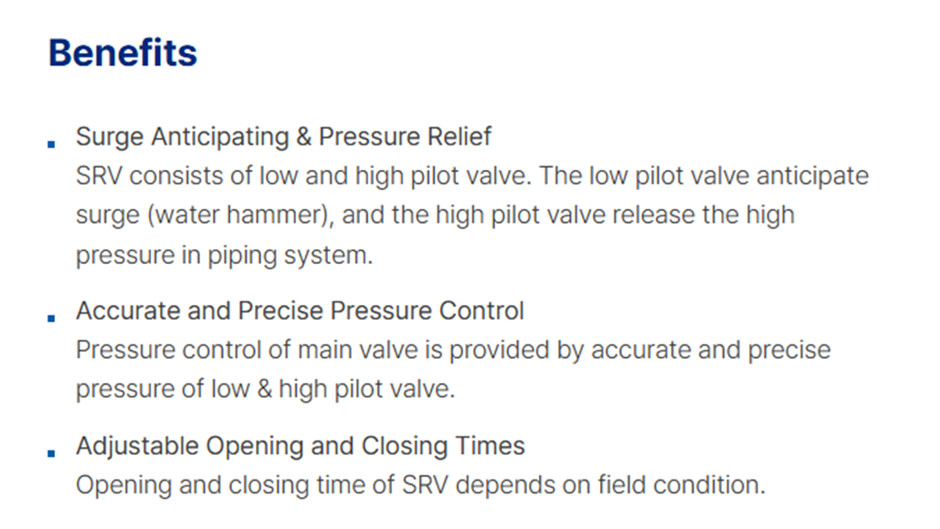 Prosave Valve Surge Relief Valve - Prosave | PT. Kranindo Prima